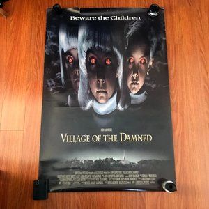 Village Of The Damned 1995 Original Movie Poster 2 Sided 27X40 John Carpenter